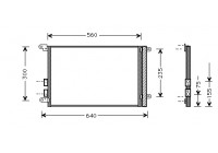 Condenser, air conditioning 01005082 International Radiators