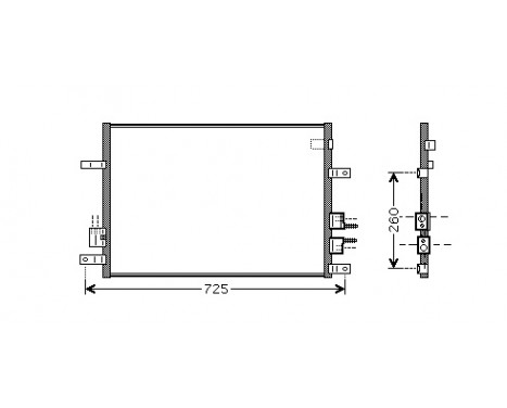 Condenser, air conditioning 01005097 International Radiators