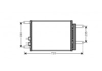 Condenser, air conditioning 01005111 International Radiators