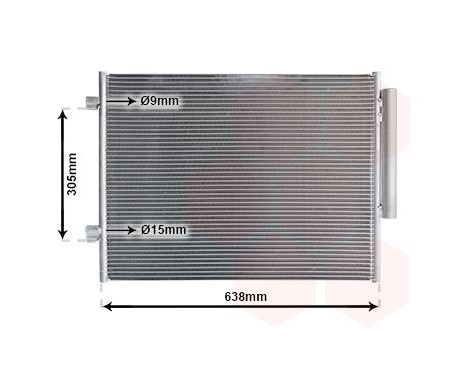 Condenser, air conditioning 01015701 International Radiators