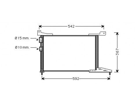 Condenser, air conditioning 02005114 International Radiators