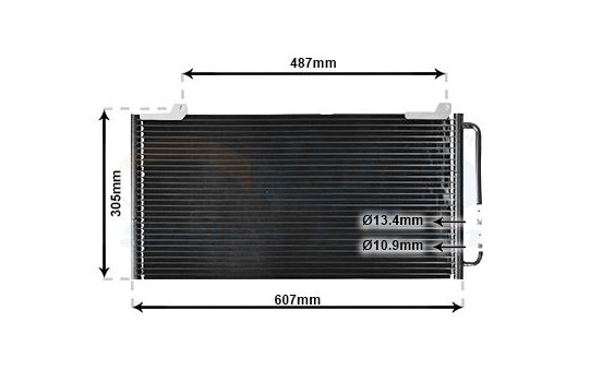 Condenser, air conditioning 02005139 International Radiators, Image 2