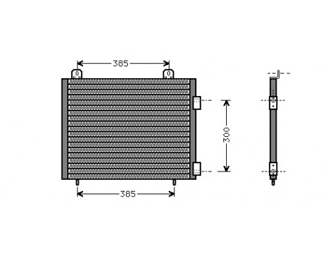 Condenser, air conditioning 02005141 International Radiators