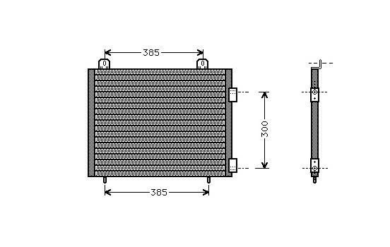 Condenser, air conditioning 02005141 International Radiators