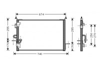 Condenser, air conditioning 02005143 International Radiators