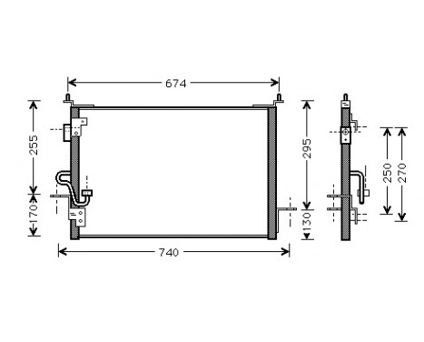 Condenser, air conditioning 02005143 International Radiators