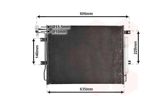 Condenser, air conditioning 02005215 International Radiators, Image 2