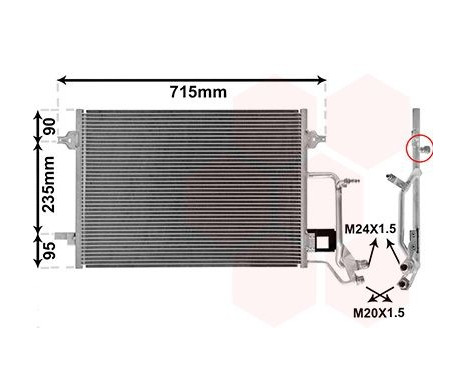 Condenser, air conditioning 03005116 International Radiators