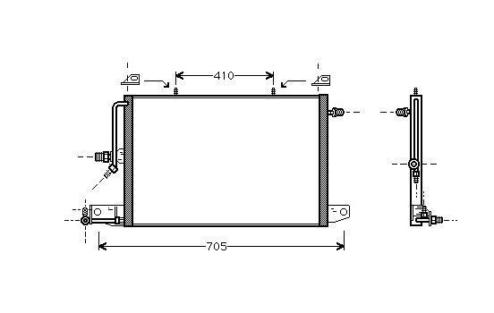 Condenser, air conditioning 03005117 International Radiators, Image 2