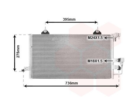 Condenser, air conditioning 03005118 International Radiators