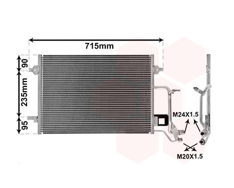 Condenser, air conditioning 03005140 International Radiators