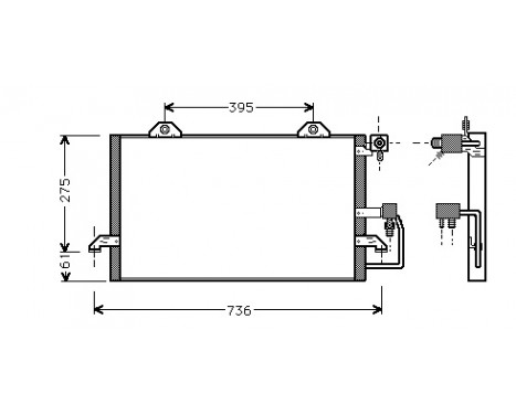 Condenser, air conditioning 03005159 International Radiators