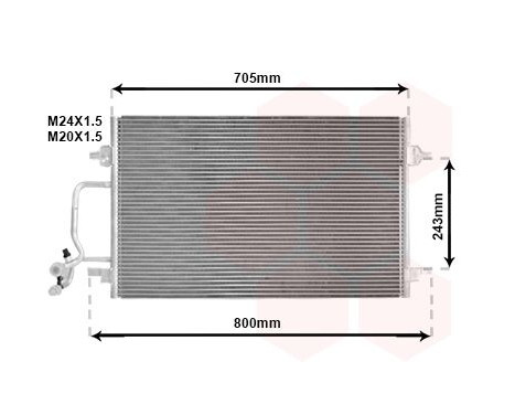 Condenser, air conditioning 03005175 International Radiators