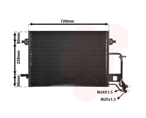 Condenser, air conditioning 03005176 International Radiators