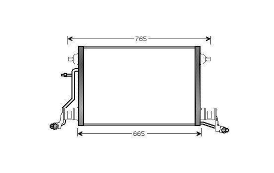 Condenser, air conditioning 03005264 International Radiators