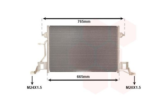 Condenser, air conditioning 03005264 International Radiators, Image 2