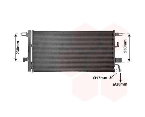 Condenser, air conditioning 03015703 International Radiators