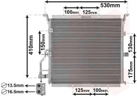 Condenser, air conditioning 06005148 International Radiators