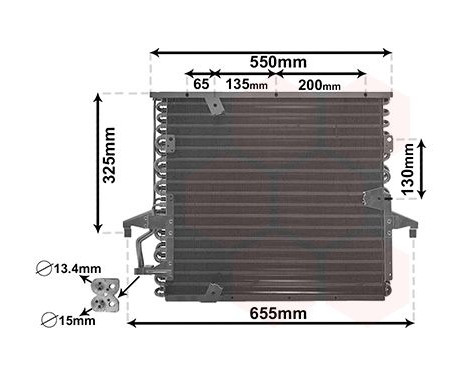 Condenser, air conditioning 06005180 International Radiators