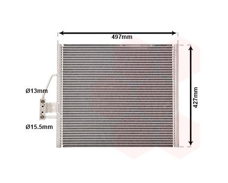 Condenser, air conditioning 06005213 International Radiators, Image 2