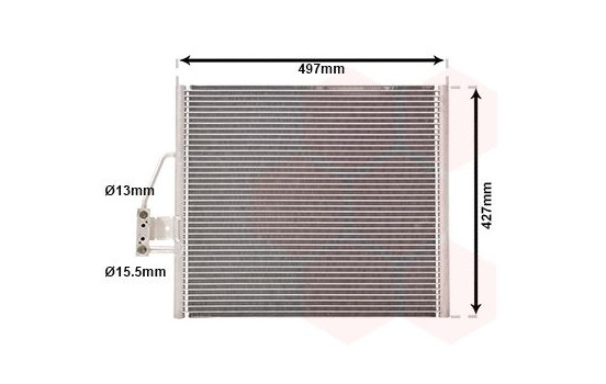 Condenser, air conditioning 06005213 International Radiators, Image 2