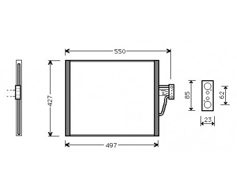 Condenser, air conditioning 06005213 International Radiators