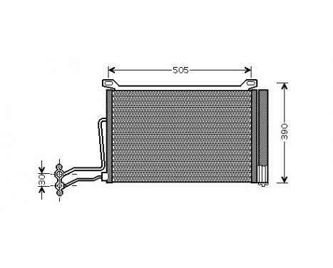 Condenser, air conditioning 06005264 International Radiators