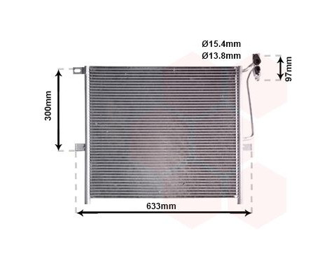 Condenser, air conditioning 06005369 International Radiators, Image 2