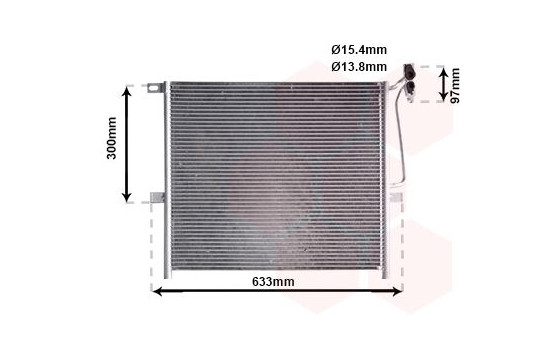 Condenser, air conditioning 06005369 International Radiators, Image 2