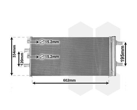 Condenser, air conditioning 06015702 International Radiators