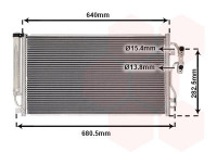 Condenser, air conditioning 06015709 International Radiators