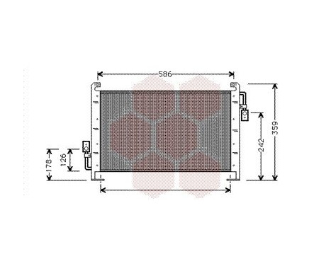 Condenser, air conditioning 07005015 International Radiators, Image 2