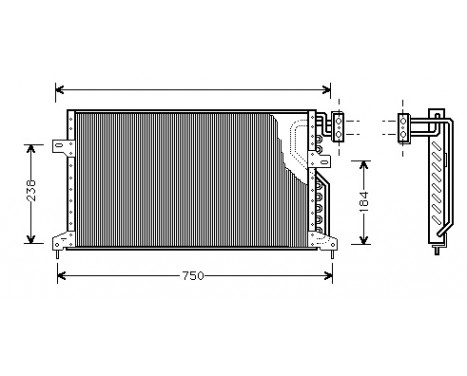 Condenser, air conditioning 07005020 International Radiators