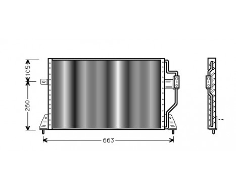 Condenser, air conditioning 07005024 International Radiators