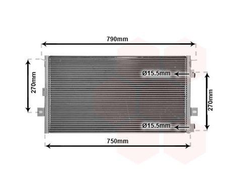 Condenser, air conditioning 07005037 International Radiators, Image 2
