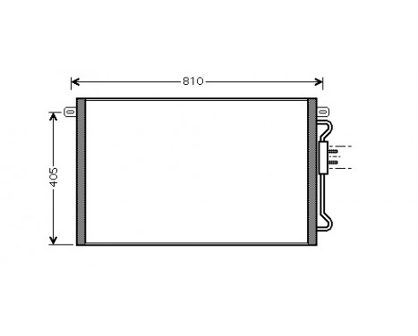 Condenser, air conditioning 07005075 International Radiators