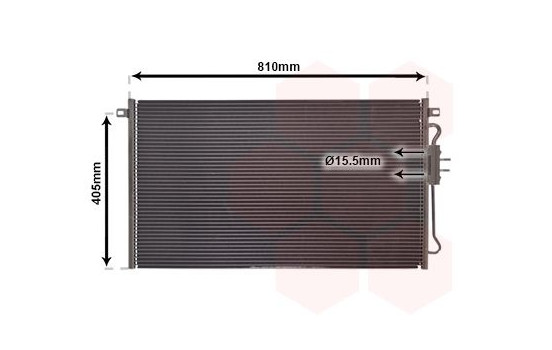 Condenser, air conditioning 07005075 International Radiators, Image 2