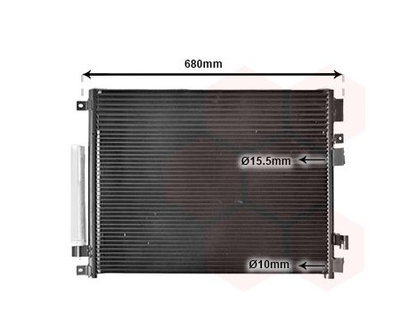 Condenser, air conditioning 07005093 International Radiators, Image 2