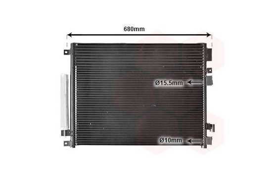Condenser, air conditioning 07005093 International Radiators, Image 2