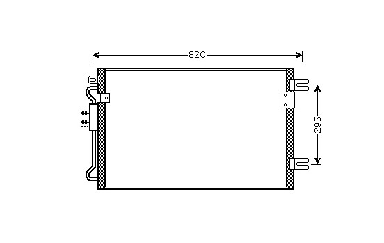 Condenser, air conditioning 07005098 International Radiators