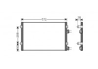 Condenser, air conditioning 07005103 International Radiators