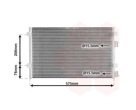Condenser, air conditioning 07005103 International Radiators, Image 2