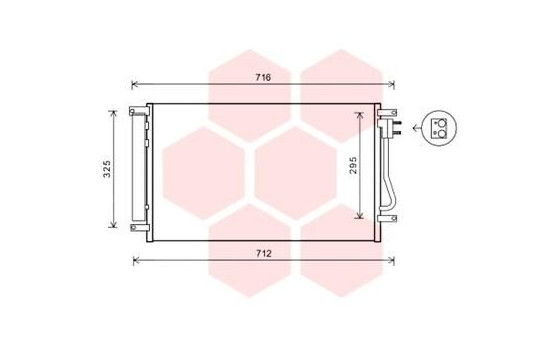 Condenser, air conditioning 08005038 International Radiators