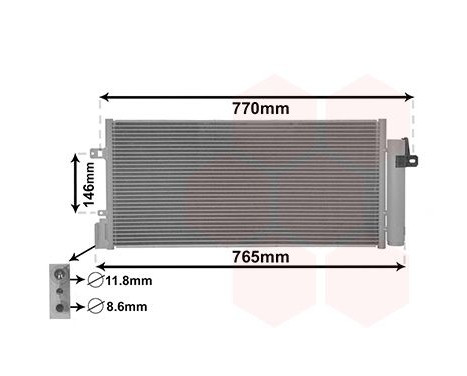 Condenser, air conditioning 08005062 International Radiators