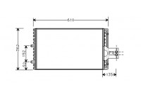 Condenser, air conditioning 09005099 International Radiators