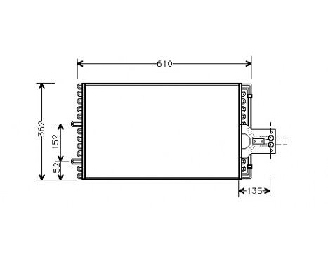 Condenser, air conditioning 09005099 International Radiators
