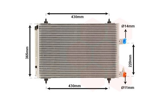 Condenser, air conditioning 09005192 International Radiators, Image 2