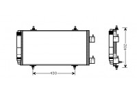 Condenser, air conditioning 09005226 International Radiators