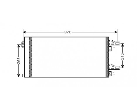 Condenser, air conditioning 09005246 International Radiators