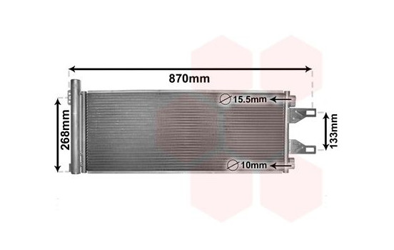 Condenser, air conditioning 09005248 International Radiators, Image 2